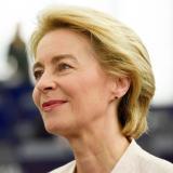 No 2019. līdz 2024. gadam Eiropas Komisijas priekšsēdētāja ir Urzula fon der Leiena no Vācijas. Foto: https://ec.