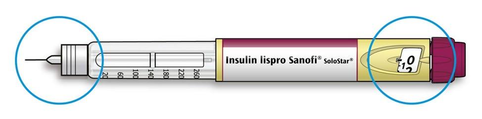 Izmantojiet jaunu pildspalvveida pilnšļirci. Nekādā gadījumā neizmantojiet šļirci, lai paņemtu insulīnu no pildspalvveida pilnšļirces. Ja redzat gaisa pūslīšus Insulīnā var būt redzami gaisa pūslīši.