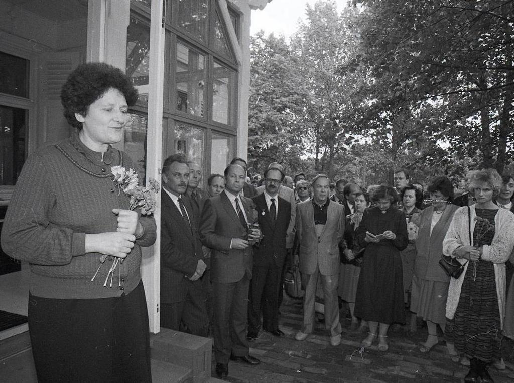 Frīdriha Candera memoriālā muzeja atklāšana 1987.