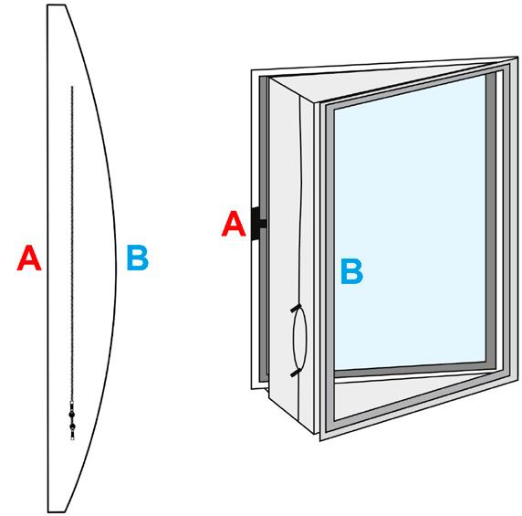 3. Włożyć śrubę mocującą z podkładką przez otwór w lewej części wkładki okiennej. Śruba mocująca i wkładka okienna powinny leżeć poziomo w jednej linii. 4.