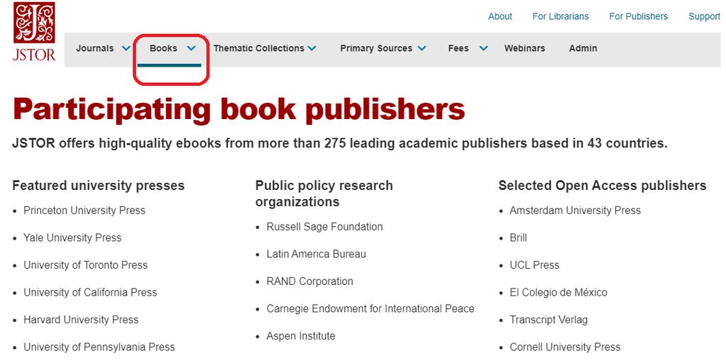 JSTOR Open Access books piedāvā brīvpieejas