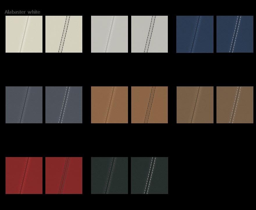 Audi exclusive ādas pamatkrāsas 6 no 27 Dinamica mikrošķiedra: Iespējams izvēlēties krāsu no Audi