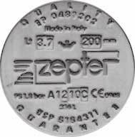 ZEPTER katliem 20 cm diametrā, izturīgiem pret spēcīgu spiedienu, ar kādu no precēm ar artikulu: TF-030-20, TF-037-20, TF-042-20, TF- 047-20, TF-058-20, LD-035, LD-045, LD-056, kuru apakšpusē atrodas