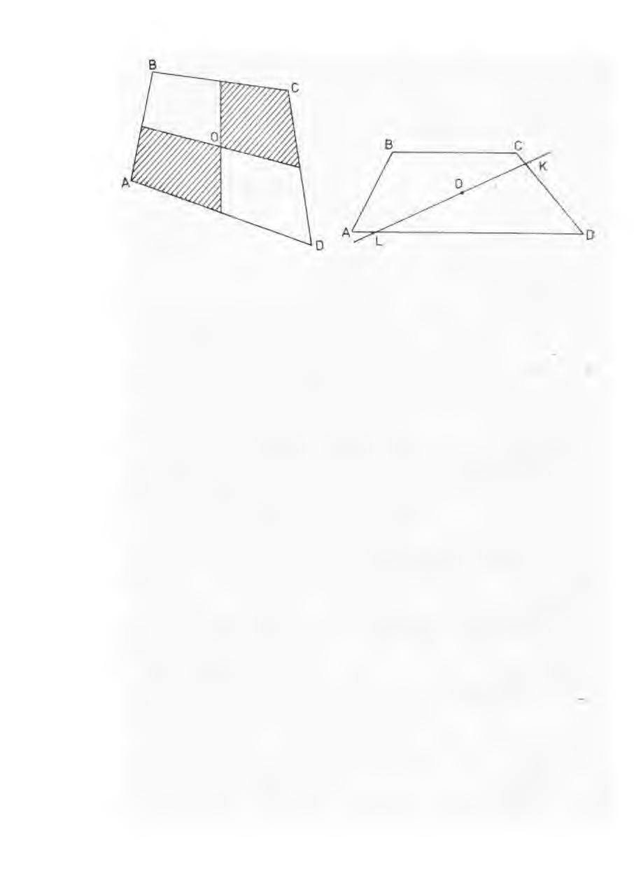 27. zīm. 28. iīm. 336. Četrstūra diagonāļu garumi ir 8 un 10 cm. Kāds ir lielākais iespējamais šī četrstūra laukums? 337. Aplūkosim visus četrstūrus, kuru laukums ir 1 m2.