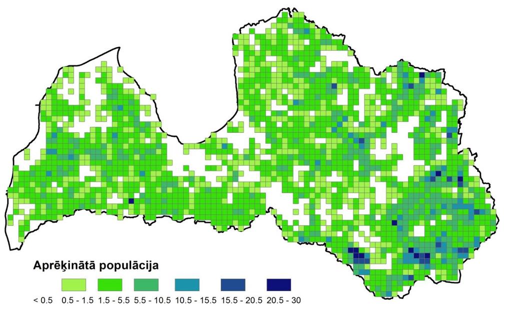 Ausainā pūce Asio otus No visām Latvijā sastopamajām pūču sugām, ausainā pūce demonstrē visizteiktākās skaita cikliskās svārstības, kas var atšķirties dažādās valsts daļās (Avotiņš 2009).