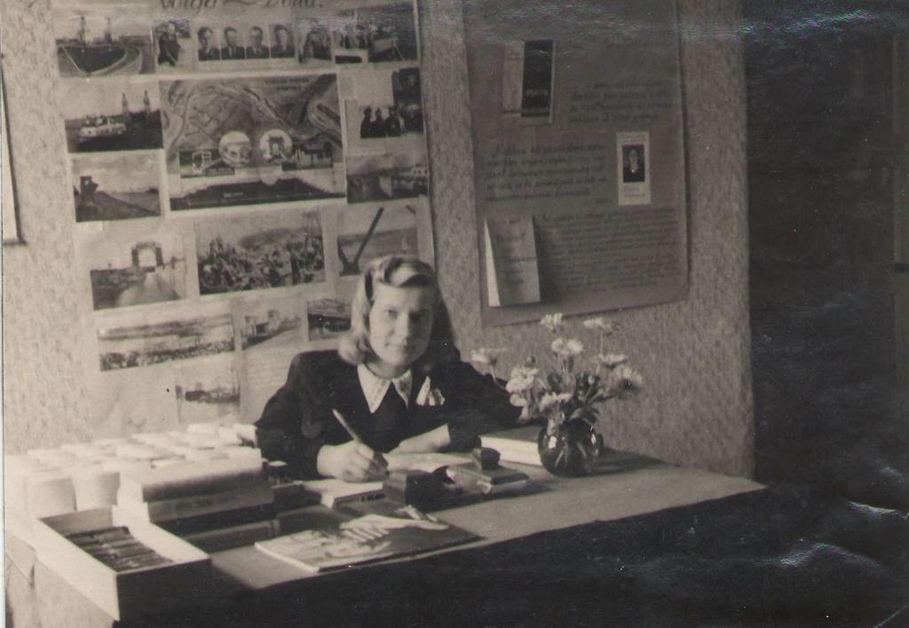 No 1951.g. decembra līdz 1959.g. martam par bibliotēkas vadītāju strādā Aina Pubule (Melbārde). 1957.g. 1.novembrī