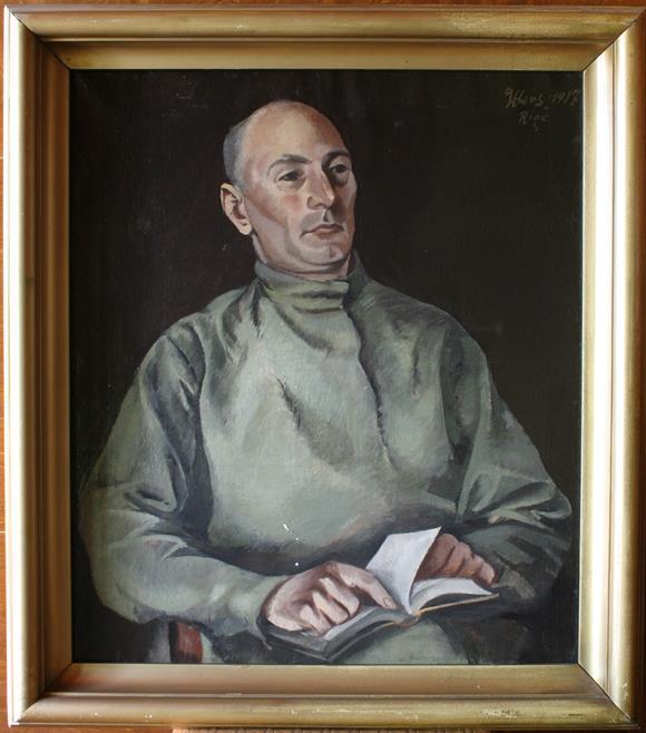 11 Rāmis K. Ubāna gleznai «J. Akuratera portrets», a/e, 1917. g. Skaits Datējums 2.