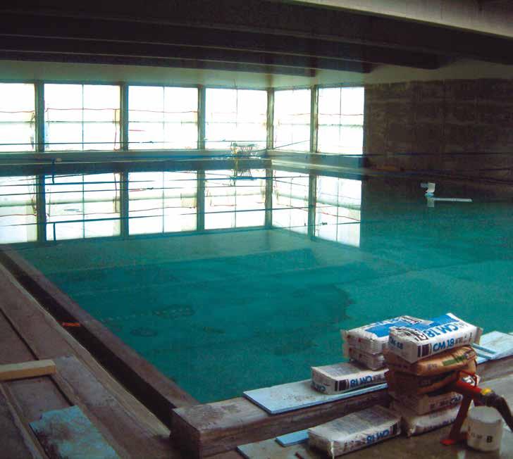 6. Baseina būvniecība Ieteicamā sistēma Atbilstoši savai funkcijai visas betona baseinu konstrukcijas ir jāplāno kā tvertnes, ko uzpilda, izmantojot ūdens spiedienu no iekšpuses.
