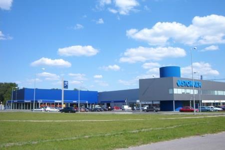 instrumentu tirdzniecības centrs un Peugeot autocentrs Rīga, Krasta