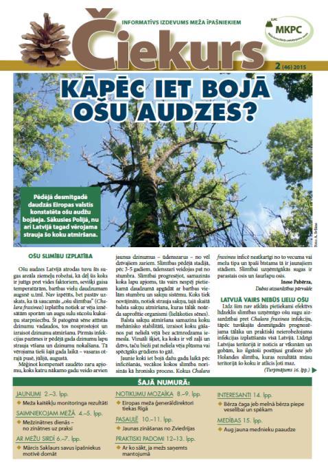 ES atbalsta projektu iespējas un pieredze Meža īpašnieku