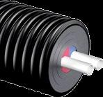 PE-HD d Uponor Ecoflex Thermo Single PN 6 cauruļvadu sistēma Artikuls Nesošā caurule d x s DN Apvalkcaurule d Liekšanas rādiuss Svars [kg/m] Maks. garums rullim U-vērtība [W/K m ] 0809 x. 0 0 0.