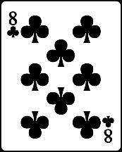 5. Kāršu triks Trika meistars skatītājam izdala piecas sarkanas kārtis: 2, 3, 4, 5 un 6 (skat., piemēram,3. att.