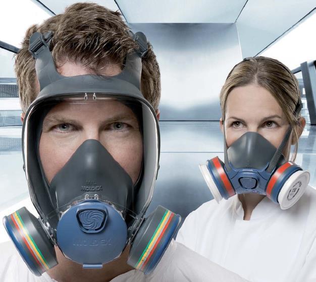 Elpceļu aizsardzības līdzekļi Iedala:»Respiratoros sniedz aizsardzību tikai un vienīgi pret putekļiem»pusmaskās un pilnas sejas maskās -