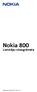 Nokia 800 Lietotāja rokasgrāmata