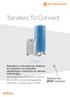 Transfero TV Connect Spiediena uzturēšanas sistēma ar sūkņiem un integrētu atgāzēšanu vakuumā ar ciklona tehnoloģiju Siltumapgādes sistēmām ar jaudu l